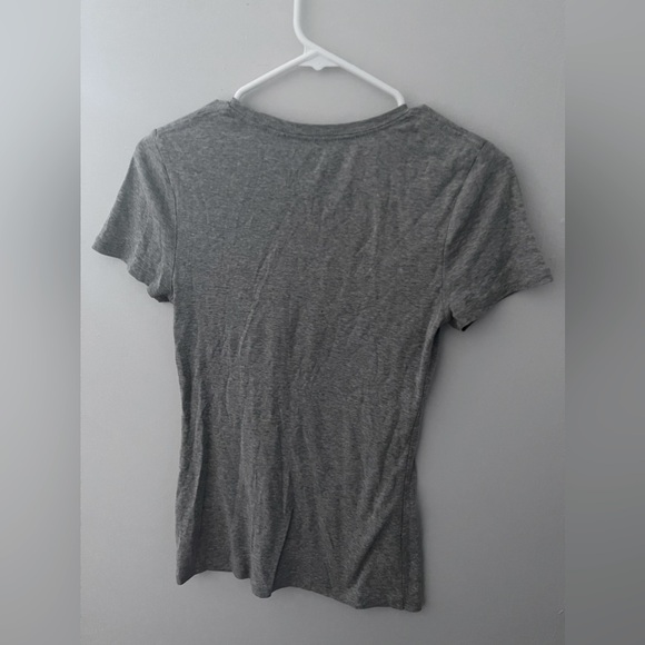Small- Soft Fitted Crew Neck Women’s Grey T-Shirt - Picture 2 of 2